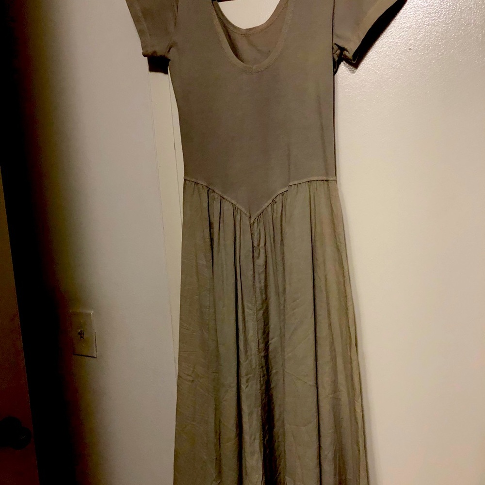 Beige MIDI Dress